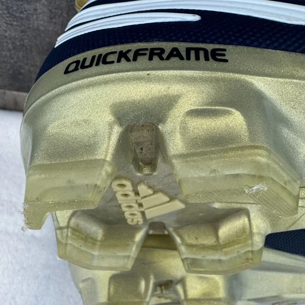 adidas RG3 RGIII Football Cleats Mens 12 C76199 Navy‎ Gold Rare